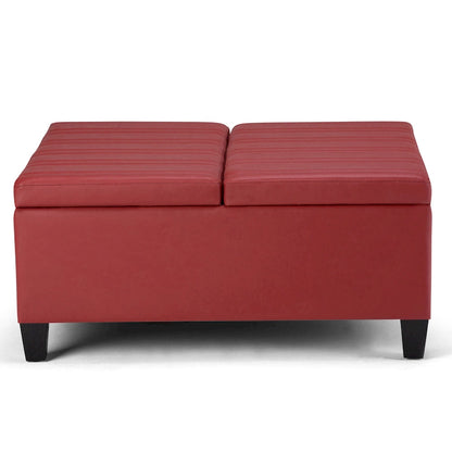 WYNDENHALL Tyler 36 inch Wide Contemporary Square Table Ottoman