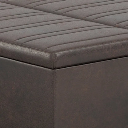 WYNDENHALL Tyler 36 inch Wide Contemporary Square Table Ottoman