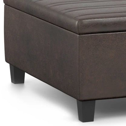 WYNDENHALL Tyler 36 inch Wide Contemporary Square Table Ottoman