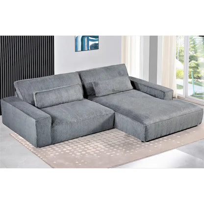 US Pride Furniture 105.52 inch Facing Chaise Sectional Oversize Sofa