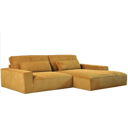 US Pride Furniture 105.52 inch Facing Chaise Sectional Oversize Sofa