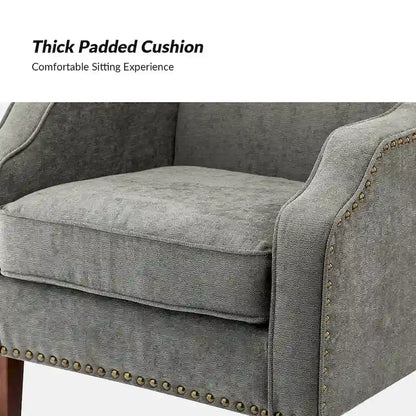 Lucretius Armchair with Nailhead Trim Set of 2 by HULALA HOME
