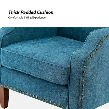 Lucretius Armchair with Nailhead Trim Set of 2 by HULALA HOME
