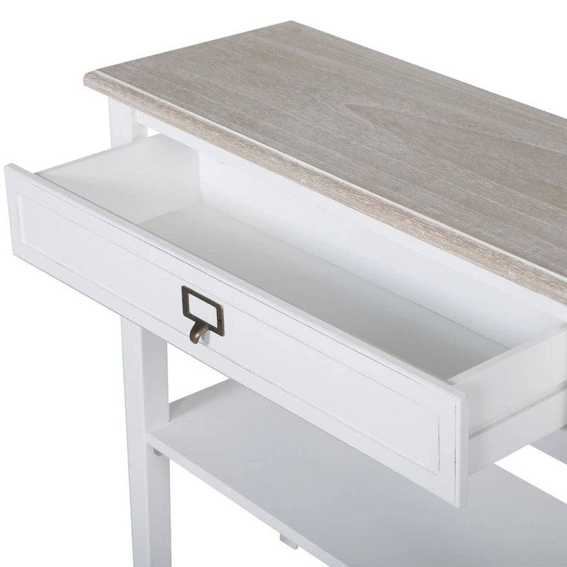 Porch & Den Gatto Accent Side End Table w/ drawers