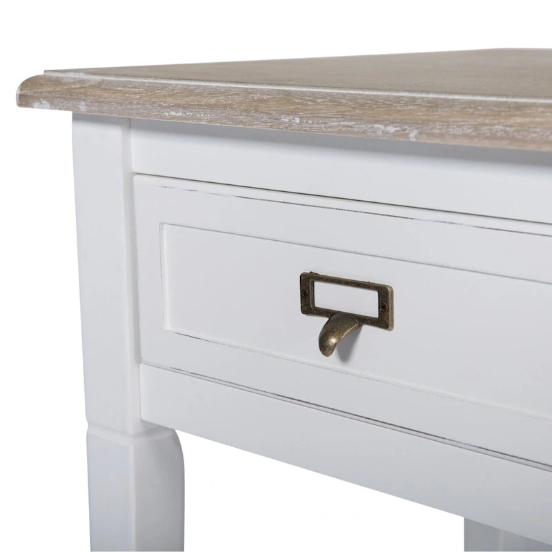 Porch & Den Gatto Accent Side End Table w/ drawers