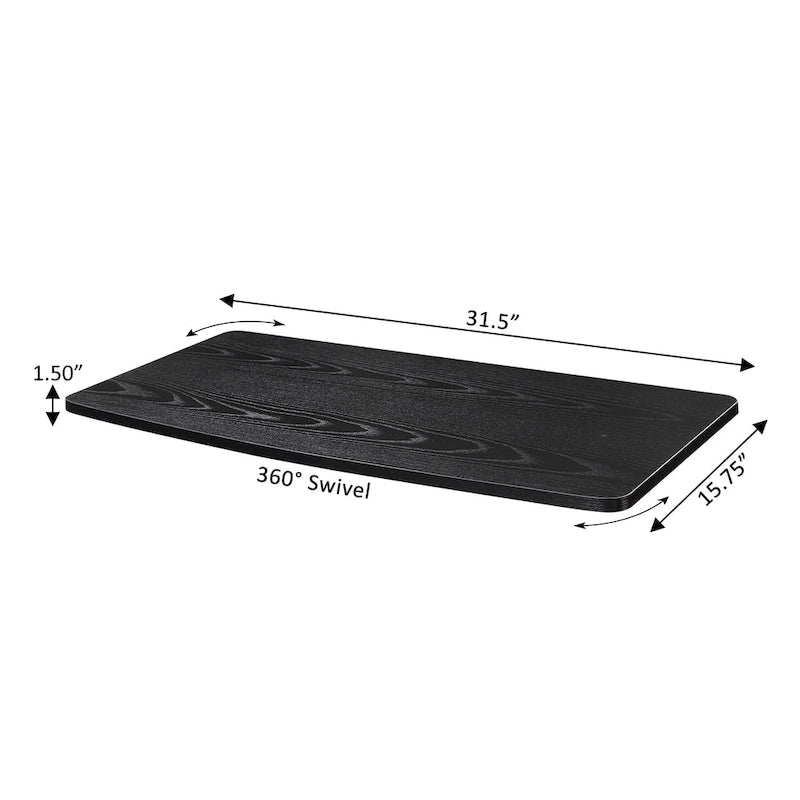 Convenience Concepts Designs2Go XL Single Tier Swivel Riser for TVs up to 37 Inches
