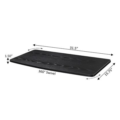 Convenience Concepts Designs2Go XL Single Tier Swivel Riser for TVs up to 37 Inches