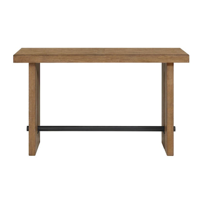 Landmark 60 Wide Sofa Table with 2 Legs, Weathered Oak