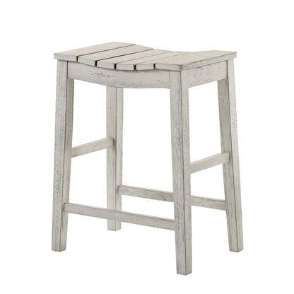 Tarala Farmhouse Wood 5-Piece Counter Height Table and Stool Set by Furniture of America