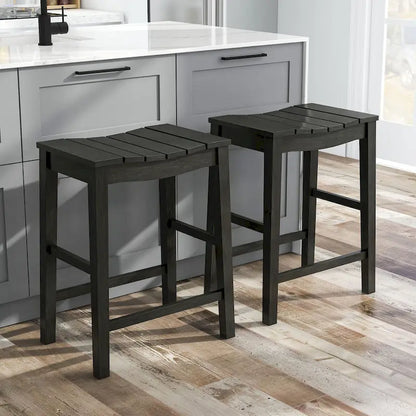 Tarala Farmhouse Wood 5-Piece Counter Height Table and Stool Set by Furniture of America