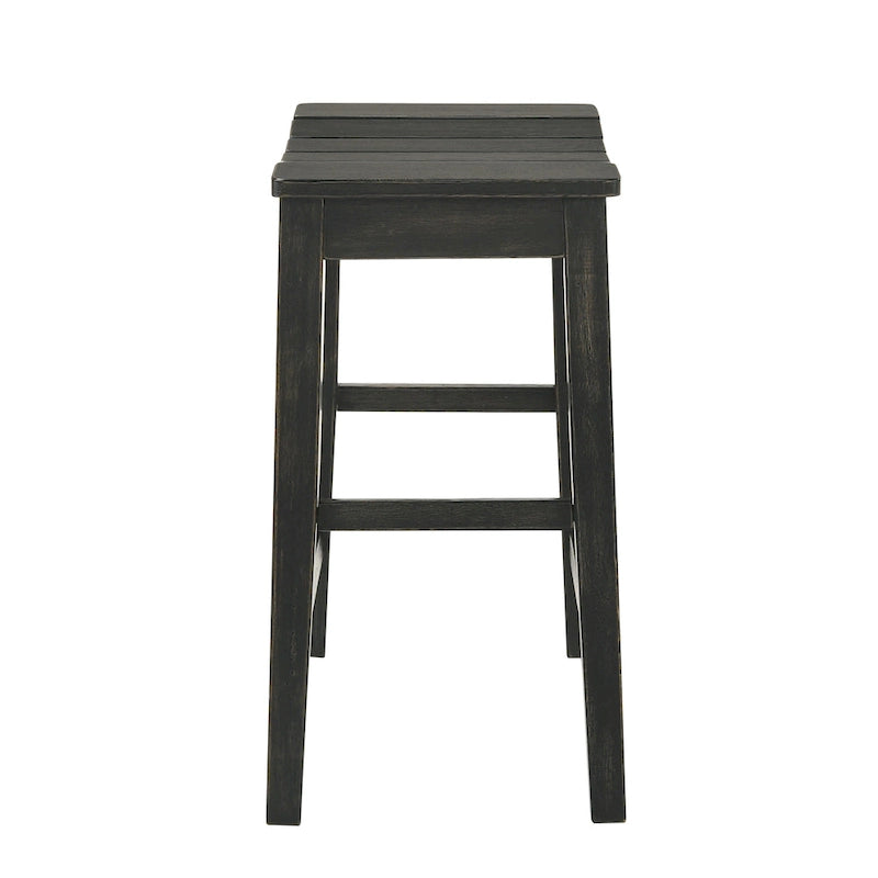 Tarala Farmhouse Wood 5-Piece Counter Height Table and Stool Set by Furniture of America
