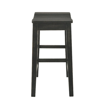 Tarala Farmhouse Wood 5-Piece Counter Height Table and Stool Set by Furniture of America