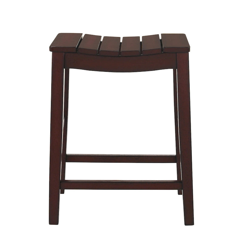 Tarala Farmhouse Wood 5-Piece Counter Height Table and Stool Set by Furniture of America