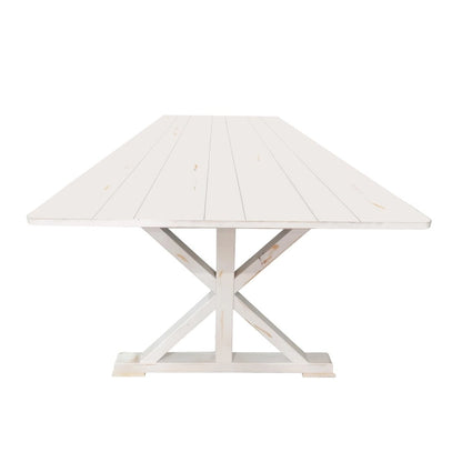 9' x 40 Rectangular Antique Rustic Solid Pine Folding Dining Table