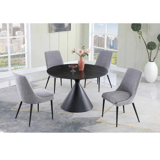 Somette Delphie Ceramic Top Dining Table