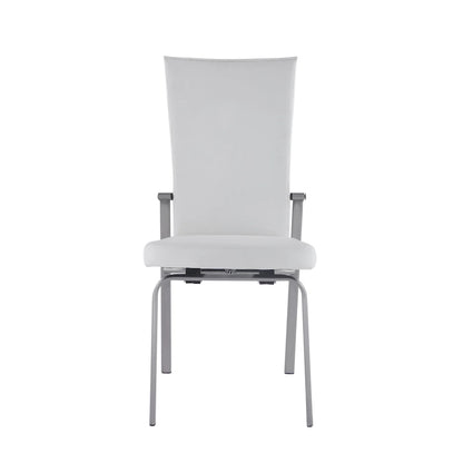 Somette Charlie White Starphire Glass 5-Piece Dining Set