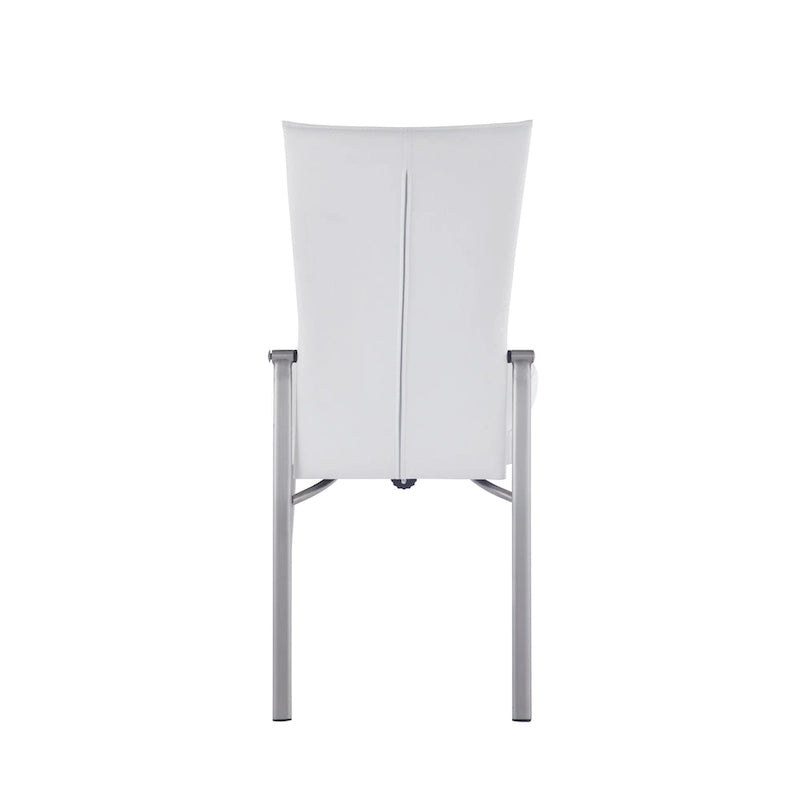 Somette Charlie White Starphire Glass 5-Piece Dining Set