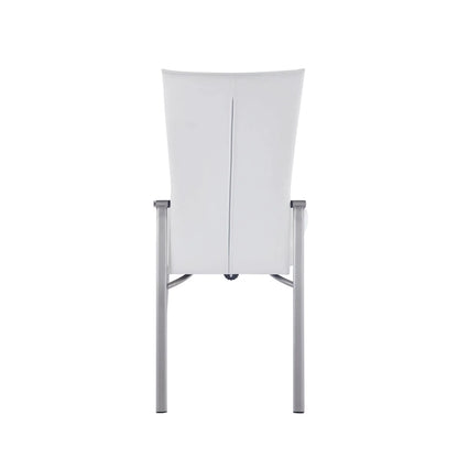 Somette Charlie White Starphire Glass 5-Piece Dining Set