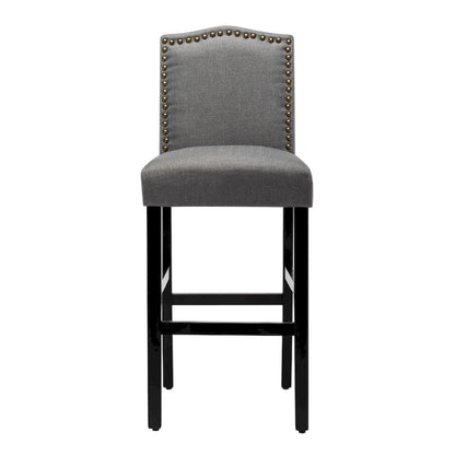 28 Inches Barstools Upholstered Bar Stools Pub Chairs Set of 2