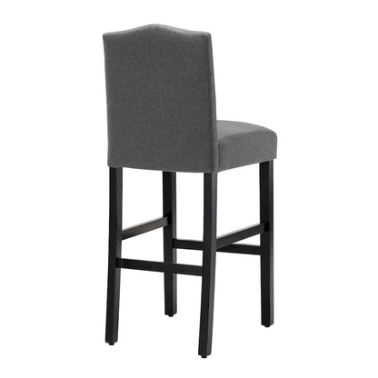 28 Inches Barstools Upholstered Bar Stools Pub Chairs Set of 2
