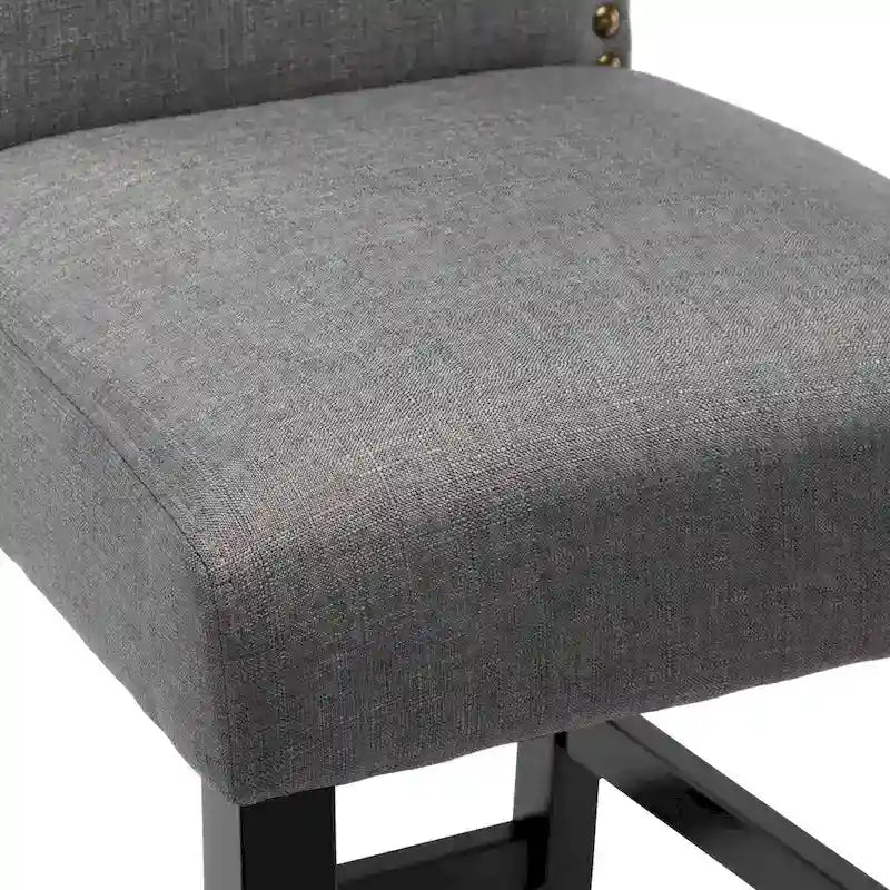 28 Inches Barstools Upholstered Bar Stools Pub Chairs Set of 2