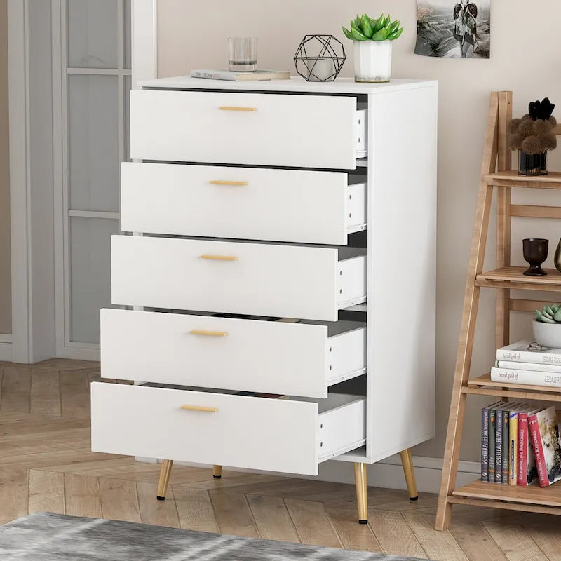 FUFU&GAGA 5 Drawers Dresser Chest
