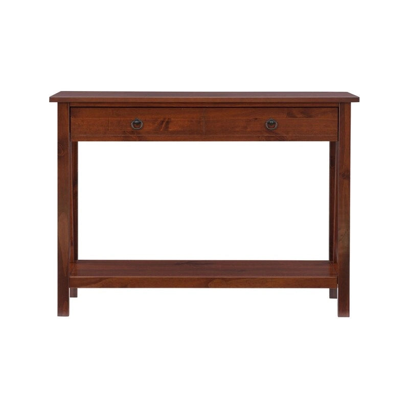 Copper Grove Newborough Antique Tobacco Console Table