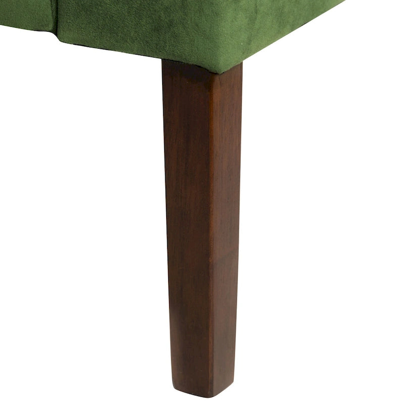 Porch & Den Lyric Velvet Swoop Arm Accent Chair