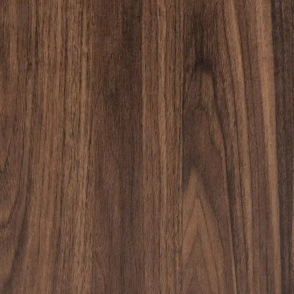 Sadia Modern Walnut Brown Finished Wood and Black Metal 1-Drawer End Table