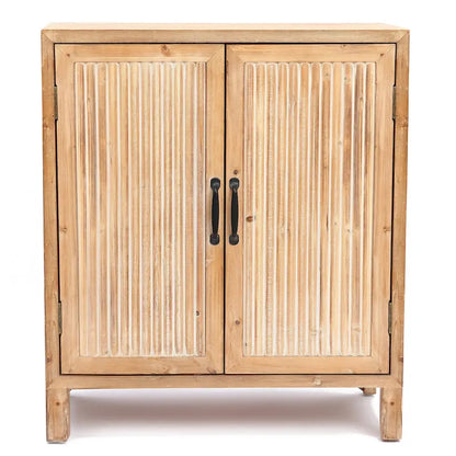 Farmhouse Panel 2-Door Cabinet with Storage, Accent and Storage Cabinet with Shelves for Living Room, Kitchen, Entryway