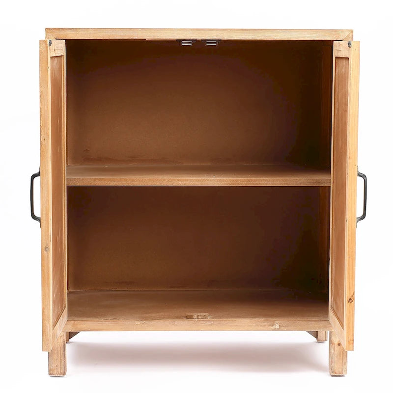 Farmhouse Panel 2-Door Cabinet with Storage, Accent and Storage Cabinet with Shelves for Living Room, Kitchen, Entryway