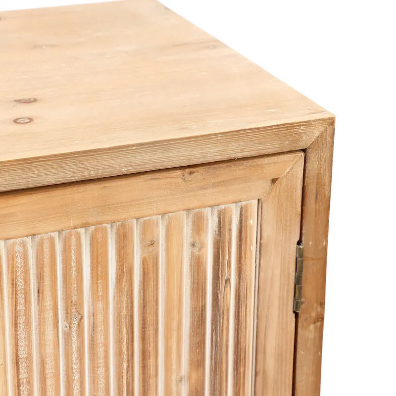 Farmhouse Panel 2-Door Cabinet with Storage, Accent and Storage Cabinet with Shelves for Living Room, Kitchen, Entryway