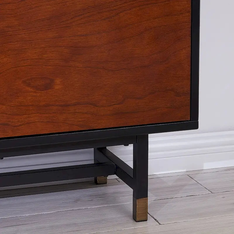 SEI Furniture Belize Mid-century Modern Media TV Stand for TV's up to 61