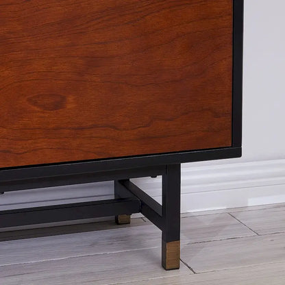 SEI Furniture Belize Mid-century Modern Media TV Stand for TV's up to 61