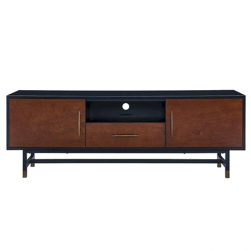 SEI Furniture Belize Mid-century Modern Media TV Stand for TV's up to 61
