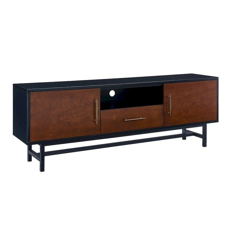 SEI Furniture Belize Mid-century Modern Media TV Stand for TV's up to 61