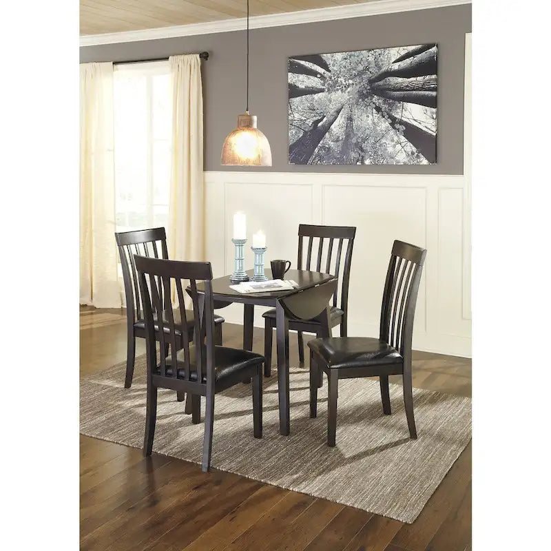 Signature Design by Ashley Hammis Dark Brown 5-Piece Dining Package