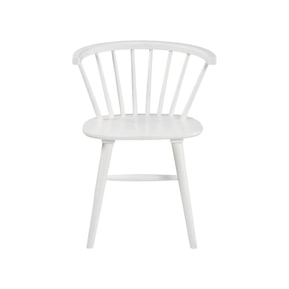 Signature Design by Ashley Grannen White Solid Wood Dining Chairs (Set of 2) - 22W x 21D x 30H