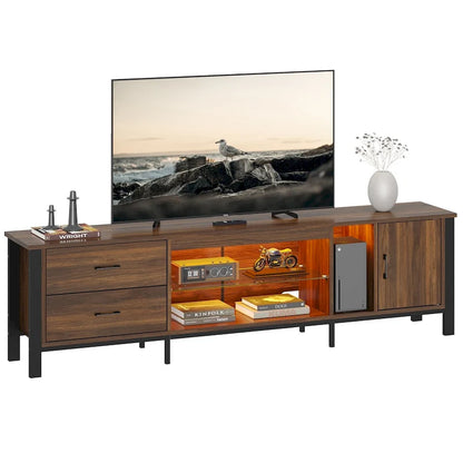 Modern TV Stands for 75/ 80/ 85 inch TV with 2 Drawers - 80 inches