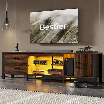 Modern TV Stands for 75/ 80/ 85 inch TV with 2 Drawers - 80 inches