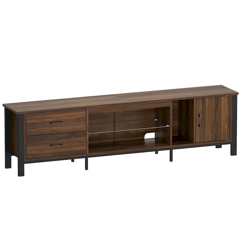 Modern TV Stands for 75/ 80/ 85 inch TV with 2 Drawers - 80 inches