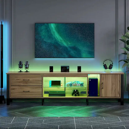 Modern TV Stands for 75/ 80/ 85 inch TV with 2 Drawers - 80 inches
