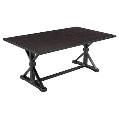 6-Piece Farmhouse Dining Table Set