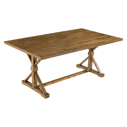 6-Piece Farmhouse Dining Table Set
