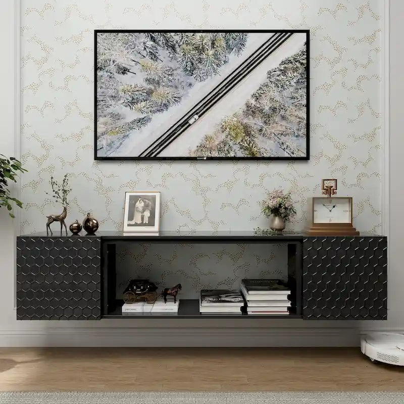 67 Wall Mount Floating TV Stand up to 80 in