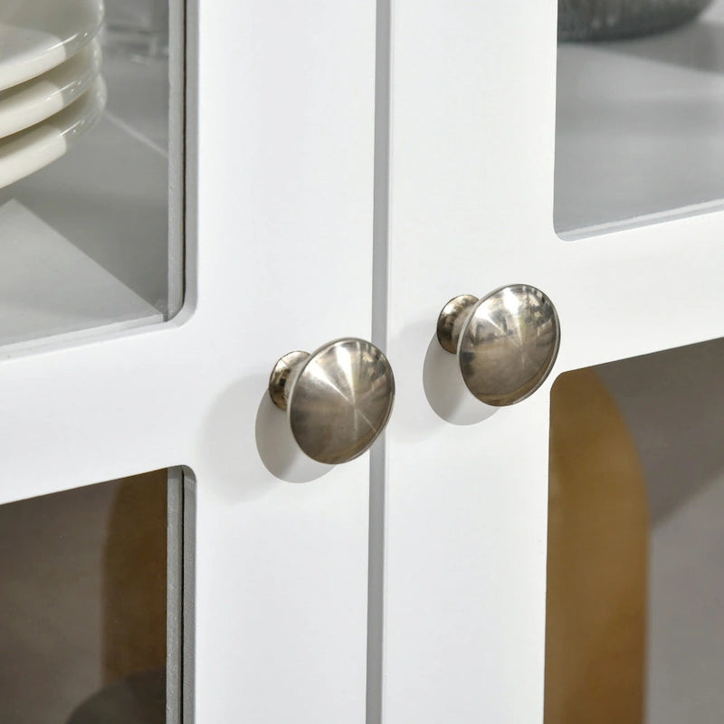 HOMCOM Kitchen Sideboard, Buffet Cabinet with Adjustable Storage Shelf