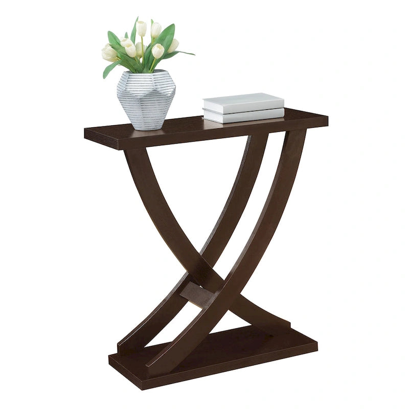 Convenience Concepts Newport Criss-Cross Console Table