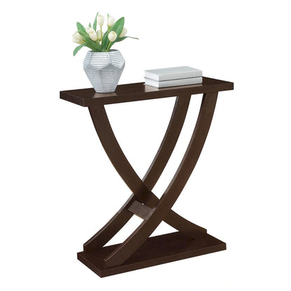 Convenience Concepts Newport Criss-Cross Console Table