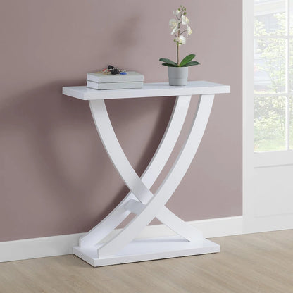 Convenience Concepts Newport Criss-Cross Console Table