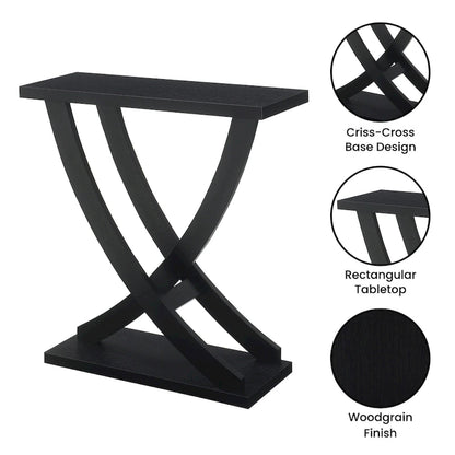 Convenience Concepts Newport Criss-Cross Console Table